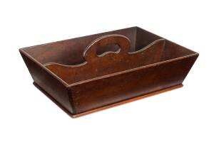 An Australian cedar cutlery box, 19th century