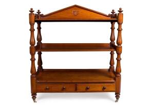 An Australian cedar two drawer servery, circa 1870