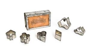 Australian Centennial shortbread tin and 6 cutters