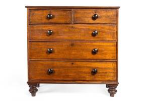 An early Australian cedar chest of drawers circa 1825