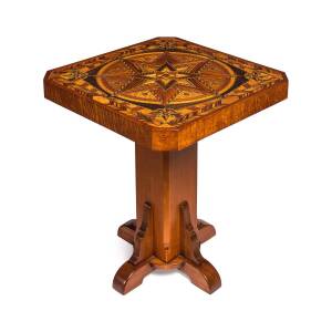 THOMAS GRIFFITHS Inlaid timber occassional table