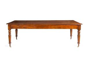 An Australian cedar farmhouse table, circa 1870