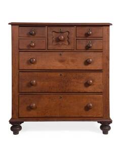 Australian cedar chest of 7 drawers, mid 19th century