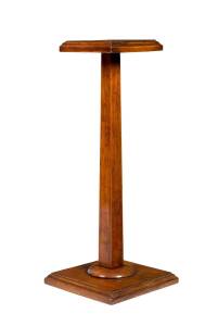 A huon pine pedestal, late 19th century