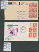 Interesting group comprising KGV 1d red NY Joined - 4