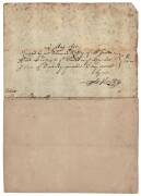 OLIVER CROMWELL (1599-1658): Document signed "Oliver P", being a warrant authorising payment to Lt.-Col. Thomas Kelsey, Governor of Dover Castle for his expenses, given at Whitehall April 30th 1655. On the reverse is Kelsey's receipt, dated 24th May 1655. - 3