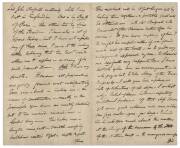 SIR THOMAS MITCHELL (1792-1855, surveyor and explorer of SE Australia): 1845 (30 Sept) ALS from Surveyor General's Office Sydney to Captain Phillip Parker King RN, mentions final preparations for his fourth expedition into Queensland, including Barometers - 3