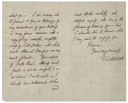 SIR THOMAS MITCHELL (1792-1855, surveyor and explorer of SE Australia): ALS from Surveyor General's Office Sydney to Captain Phillip Parker King RN, dated 26 April 1856 (sic), presenting King with a copy of his recently completed map of Port Jackson. - 3