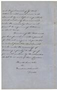 SIR THOMAS MITCHELL (1792-1855, surveyor and explorer of SE Australia): 1855 (26 July) ALS from Surveyor General's Office Sydney to Assistant Surveyor Bennett, regarding some Circulars sent to him in error. - 3