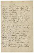 FLORENCE NIGHTINGALE (1820-1910, the founder of modern nursing): c1865 part ALS (pages 2-3 of 3) to MP J.S.Mill regarding work "very near my heart - the India Sanitary Service". {John Stuart Mill (1806-73) was a philosopher, political economist and social - 3