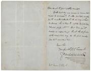 CHARLES DICKENS (1812-70, most popular English writer of the Victorian era): 1849 (19th Oct) ALS from Devonshire Terrace to James Gilbert, accepting an invitation to preside at the first public dinner of the Newsvendors' Benevolent and Provident Institute - 3