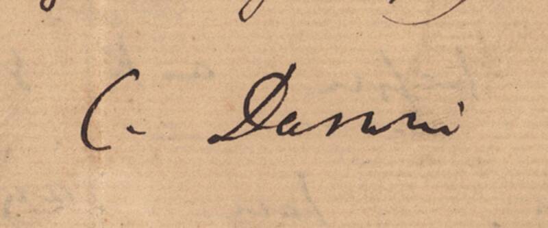 CHARLES DARWIN (1809-82): 8th [August 1850] ALS from Down, Farnborough, Kent to Nathaniel Thomas Wetherell regarding not completing his description of Loricula; wants permission to take his specimen to be drawn by Mr James De C. Sowerby; does he have any