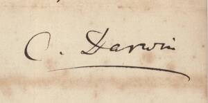 CHARLES DARWIN (1809-82): [16th Feb.1849] ALS from Down, Farnborough, Kent to Smith, Elder & Co. regarding sales of his Geological Observations on South America; Coral Reefs and Geological Observations on Volcanic Islands. [Darwin Correspondence Project L