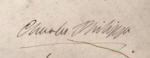 CHARLES X, KING OF FRANCE (1757-1836): Vellum document signed "Charles Phillippe" at Coblence, dated 10th Feb.1792, during the revolution, countersigned by the Duc de Broglie. Signed on behalf of himself, when Comte d"Artois, and of his brother the Comte 