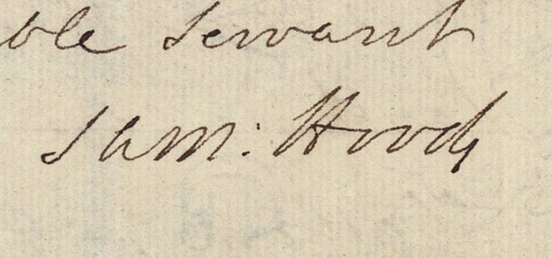 ADMIRAL (VISCOUNT) SAMUEL HOOD (1724-1816): 1775 (July 26th) ALS from Catherington to Lady Chatham (wife of William Pitt the Elder), "the Lizard frigate has orders to go to Quebec & will sail from Portsmouth in about a week". {The Battle of Bunker Hill ha