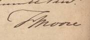 GENERAL SIR JOHN MOORE (1761-1809): 1805 (25th October) ALS from the War Office. "... I am directed to acquaint you that the objection to your publishing the precise Stations of the British Forces still subsists in full force".