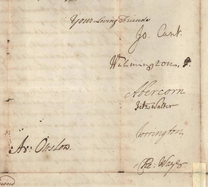 PRIVY COUNCIL: 1739 (15th June) Document re the establishment of press gangs, to George Dodington, Custos Rotulorum of Somerset, "His Majesty's Service doth at this time require a speedy supply of Able Seamen and Seafaring Men... to Mann His Majesty's Fle