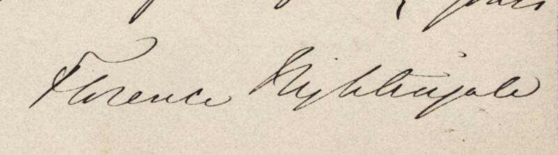 FLORENCE NIGHTINGALE (1820-1910, the founder of modern nursing): 1856 (Dec 14) 6-page ALS giving details of the work done by the Nuns in the Crimean War. It also has an amusing reference to begging letters.