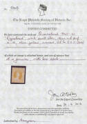 1860-61 Small Star Clean-Cut Perf 14-16 (6d) 'REGISTERED' SG 11, minor tonespots on the reverse, unused, Cat &pound;950. RPSofV Certificate (2016). - 3