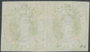 1868-78 Crown/Q 6d bright apple-green Imperforate horizontal pair SG 92a, good even margins, unused, Cat £700. Superb! - 2