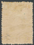 1882-95 Large Chalons &pound;1 perforated plate proof in plum on thick watermarked paper. Lovely shade. [Basset Hull at page 160 states that this was a colour trial made in March 1897, apparently for a proposed change of colour: see Alan Griffiths "Stamp Magazi - 2