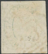 1853 Couriers Early Printings on Medium Soft Yellowish Paper 1d pale blue SG 1, margins good to large with complete outer framelines, untidy numeral cancellation, Cat &pound;1500. Ex Sir Henry Somerset. - 2