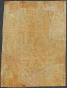 1857-67 Double-Lined Numerals 4d pale blue SG 36 block of 9 [4-6/16-18/28-30], Pos [6] with Major Re-Entry at the Base, a few faults, large-part (aged) o.g., Cat &pound;3600++. Ex Robert Gill and Koichi Sato. RPSofV Certificate (2016). - 2