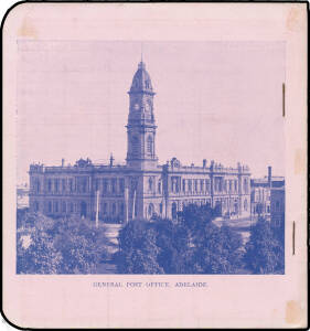 BOOKLETS: 1909-12 One Pound (1d pink x240) Blue/Pink cover with view "GENERAL POST OFFICE, ADELAIDE" on the reverse BW #B4(V)A (SG SB1b) with two complete blocks of 60 & a third block from which eight stamps have been removed - making a total of 172 of 24