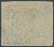 FOUR PENCE - IMPERFORATE: 4d deep dull blue SG 3b, good even margins, unused, Cat &pound;2750. Much scarcer than SG 3c, the "slate-blue", which is priced 45% higher. BPA Certificate (2008) refers to a totally undetectable "vertical crease in the right margin". - 2