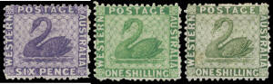 1864-79 Crown/CC Perf 12&frac12; 1d to 1/- SG 52-62 with listed shades complete (ex 2d mauve Error of Colour), mostly with large-part o.g., Cat &pound;2375. Difficult to assemble this fine. (11)