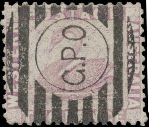 1864-79 Crown/CC Perf 12&frac12; 2d mauve Error of Colour SG 55b, superb part-GPO duplex, Cat &pound;15,000. An attractive example of this iconic error. Ex Baron Philippe de Ferrary. RPSofL Certificate (1964) as the then SG 65. Much scarcer used than mint: Stanley Gib