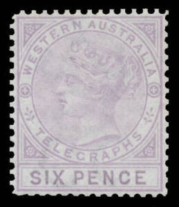TELEGRAPH STAMPS: 1879 Perf 12&frac12; 1d mint & 1d postally used, Perf 14 1d mint, 6d unused & 6d used (defective), Gibbons Cat &pound;900+, Elsmore Online Cat $850+. (5)
