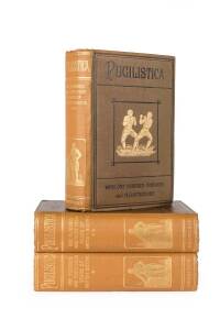 "Pugilistica - The History of British Boxing" by Henry Downes Miles in 3 volumes [Edinburgh, 1906]. Fair/Good condition.