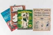 BOXING PROGRAMMES: 1924-2009 collection, noted World title fights including Chavez v De La Hoya, Galindez v Fourie, Burruni v Gattellari, Carruthers v Pravasani, Carruthers v Pappy Gault, Carruthers v Songkittirut, Carruthers v Toweel, Mills v Maxim, Mund