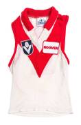 GREG WILLIAMS' SYDNEY SWANS JUMPER, number "2", from 1986, his Brownlow Medal year, Hoover sponsor's badge.