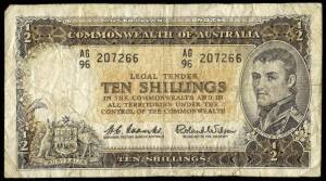 Australia 1966 50c (17); banknote range with 10/- Coombs/Wilson, $1 "CofA" Phillips/Randall (2) and "Australia" Johnston/Stone ( 23, with a single and consecutive runs of 3, 4, 5 & 10; $2 "CofA" Coombs/Wilson (2), Phillips/Randall (4), Phillips/Wheeler (3