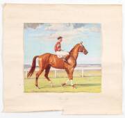 PHAR LAP, print "Phar Lap, Night Raid - Entreaty, J.Pike Up" by Stuart Reid, published by Craftsman Publishing Company, Sydney. Fair condition with some creasing & peripheral faults.