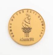 1996 Atlanta Participation Medal, in bronze, 60mm diameter, designed by Malcolm Gear Designers, minted by Reed & Barton (Massachusetts, USA). - 2