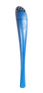 2006 TORINO OLYMPIC TORCH, blue techno-polymer-coated aluminium, 78cm tall, used in the torch relay. Designed by Pininfarina (Fiat), made in Italy. The fire was lit in Olympia on November 27 2005, and arrived in Rome on December 8. From Rome to February 1