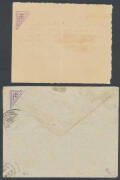 1919 (Oct 14) France-Australia #25a intermediate cover carried by Poulet & Benoist in a Caudron G4 'La Mouche' (The Fly) from Bandar Abbas to Karachi franked with India KGV 2a violet and ½a green tied 'BANDAR-ABAS/8NOV19' datestamp, violet three-line 'Par - 3