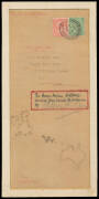 1928 (Feb 7) England-Australia #116 cover front carried by Bert Hinkler on his record-breaking solo flight for delivery to EJ Hart, editor of the Australian 'Aircraft' journal, originally sent to the Royal Aero Club, London with Great Britain KGV 1d red a