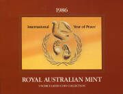 Range 1986-89 x2 of each, 1990 x1 and 1991-93 x2 of each.