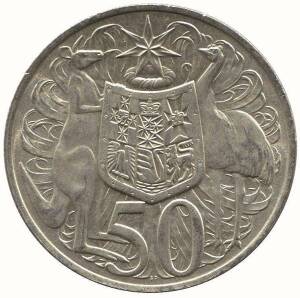 1966 round 50c.