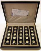 CHINA: 2007 cased set of 1/4oz silver proof coins, 1982 to 2007, for the 25th Anniversary of the Issuance of the Chinese Panda Gold Coin. With a C of A from The People's Bank of China, numbered "09891".