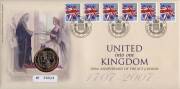 1997-2012 Great Britain range of PNCs with 50p (6), &pound;1 (12), &pound;2 (12) and&nbsp;&pound;5 (18). With more than 1 coin (8 incl. 2002 Manchester C'wealth Games &pound;2 x4, 2005 Battle of Trafalgar &pound;5 x2 and 2009 Henry VIII & Elizabeth I &pound;5 x2. Plus with medallions (26) and 19