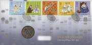 1997-2012 Great Britain range of PNCs with 50p (6), &pound;1 (12), &pound;2 (12) and&nbsp;&pound;5 (18). With more than 1 coin (8 incl. 2002 Manchester C'wealth Games &pound;2 x4, 2005 Battle of Trafalgar &pound;5 x2 and 2009 Henry VIII & Elizabeth I &pound;5 x2. Plus with medallions (26) and 19 - 2