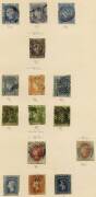 Collections of all States on various album pages, covering all periods, majority later years. Incl. wmk, perf. and shade variants and a few postmarks. Larger groups of NSW, Queensland and Tasmania. Mixed condition, viewing suggested. (100's).