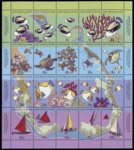 Aust. Territories collection in a binder, majority as packs as issued by Aust. Post. Incl. Christmas Is., Cocos Keeling Is., Antarctic and Norfolk Is. Also incl. FDCs and Aust. $4.00 King strip of 20**. Some duplication, mint FV $280+.