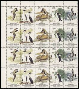 AUST. POST YEAR ALBUMS: 1981 (2) and 1989-2002, majority with stamps in place. Plus a few extras and 1 publication. FV $700+.