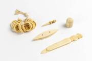 Assorted whalebone items